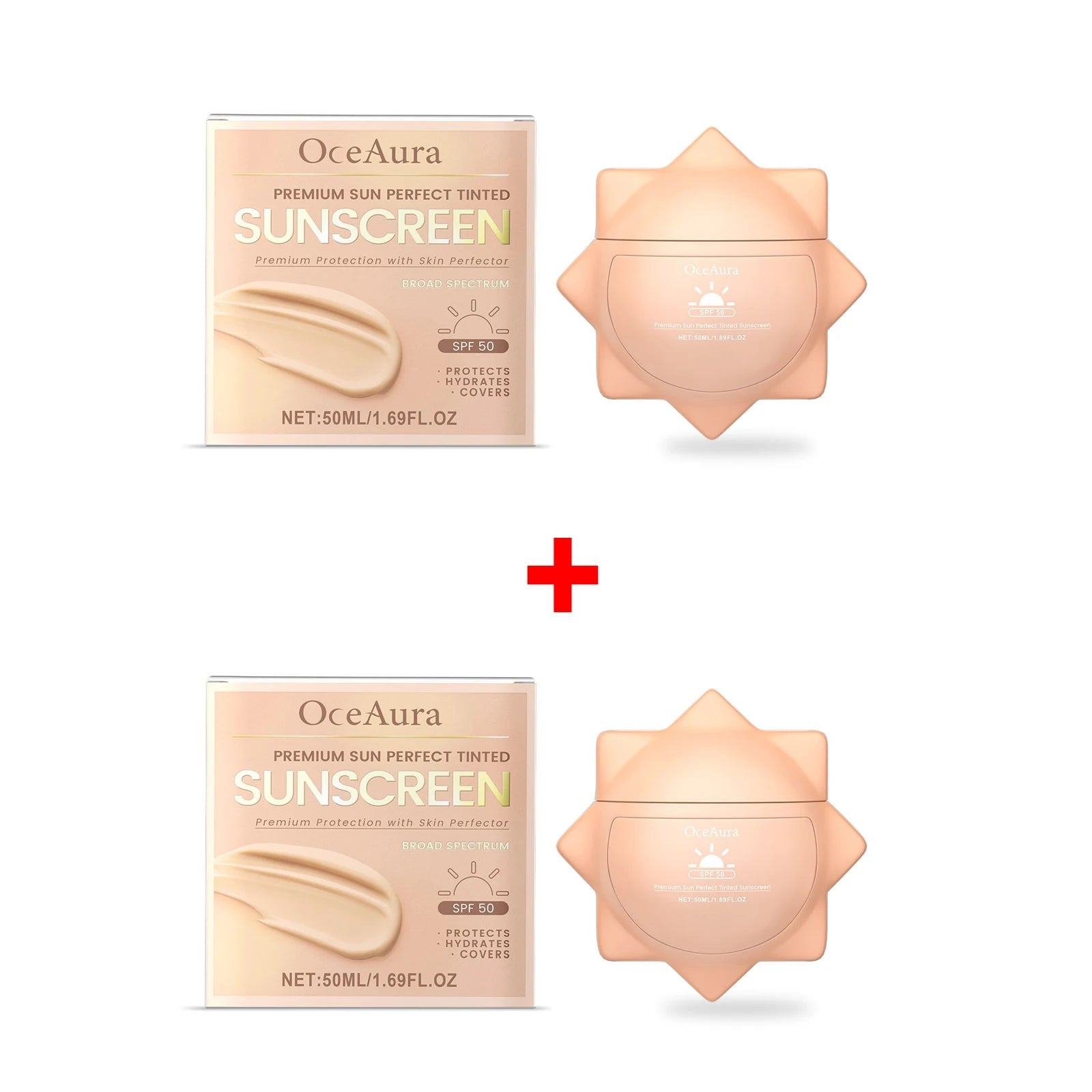 Sunscreen For Face Whole Body SPF 50+ UV Resistant Skin Protection Anti Sunburn Oil Control Moisturizing Sun Isolation Cream Halalzen