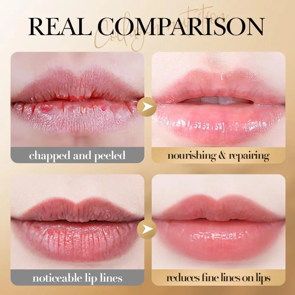 1/3/5/10PCS Collagen Lip Balm Fall And Winter Anti-Cracking Moisturizing Lip Balm Improve Hydration Plumping Antiaging