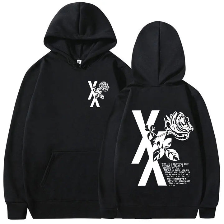 Rapper Mgk Lost Tour 2025 Print Hoodie Men Women Casual Autumn/Winter Fashion Sweatshirt Fleece Clothing Oversized Retro Hooded