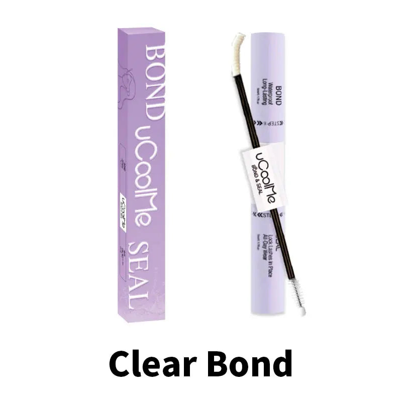 uCoolMe Lash Bond and Seal with Fast Glue Remover Strong Hold 150H Lashes Extension Waterproof and Long Lasting DIY Makeup Tool