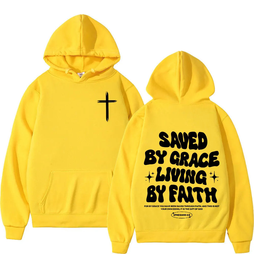 Christian Jesus Bible Verse Hoodies Men Women Clothing Fashion Harajuku Vintage Hooded Sweatshirts Casual Hip Hop Tracksuit Y2K