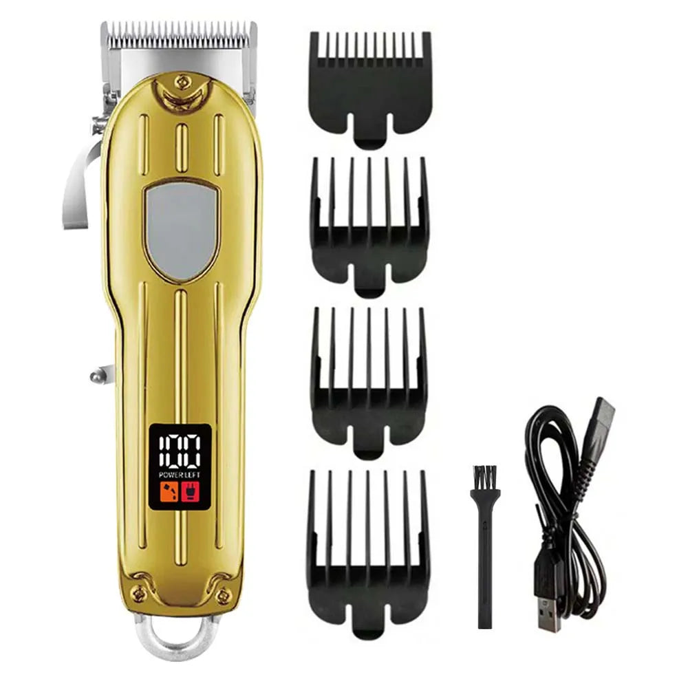 Hair Clippers for Men Professional, Barber Clippers and Trimmers Set, Cordless Hair Clippers for Hair Cutting Kit Halalzen