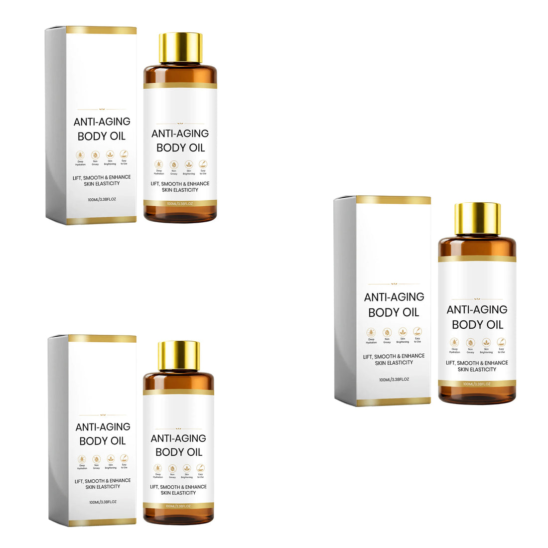 Revitalizing Body Essential Oil, Deeply Moisturizing and Softening Skin, Making It Smooth, Even, and Radiant, lightweight and Ea
