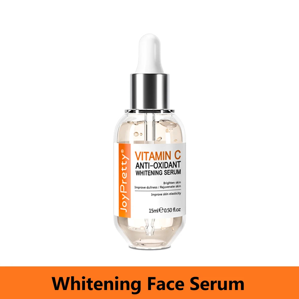 Vitamin C for Face Whitening Set Dark Spots Removal Cream Skincare Kits Eye Lightening Moisturizing Facial Serum Skin Care