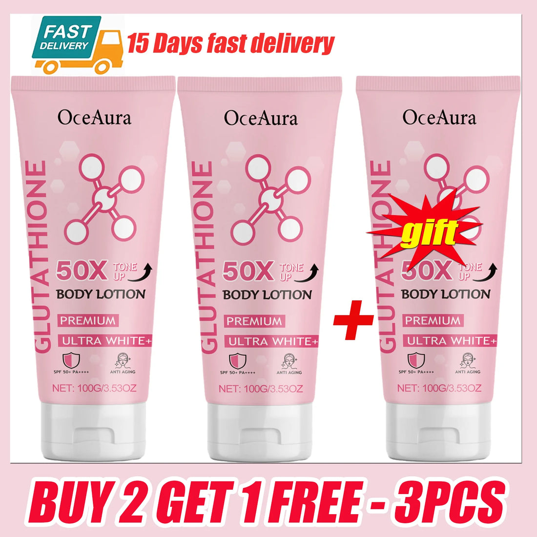Glutathione Niacinamide Body Lotion Skin Brightening Hydrate Revitalize Even Skin Tone Whitening Face Bleaching Lightening Care