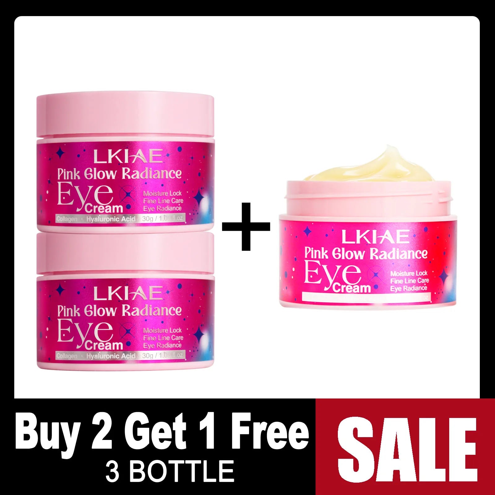 LKIAE Pink Glow Skin Care Set For Women, Anti Black Spots, Brightening, Nourishing, Moisturizing, Improve Rough Skin Beauty Kit
