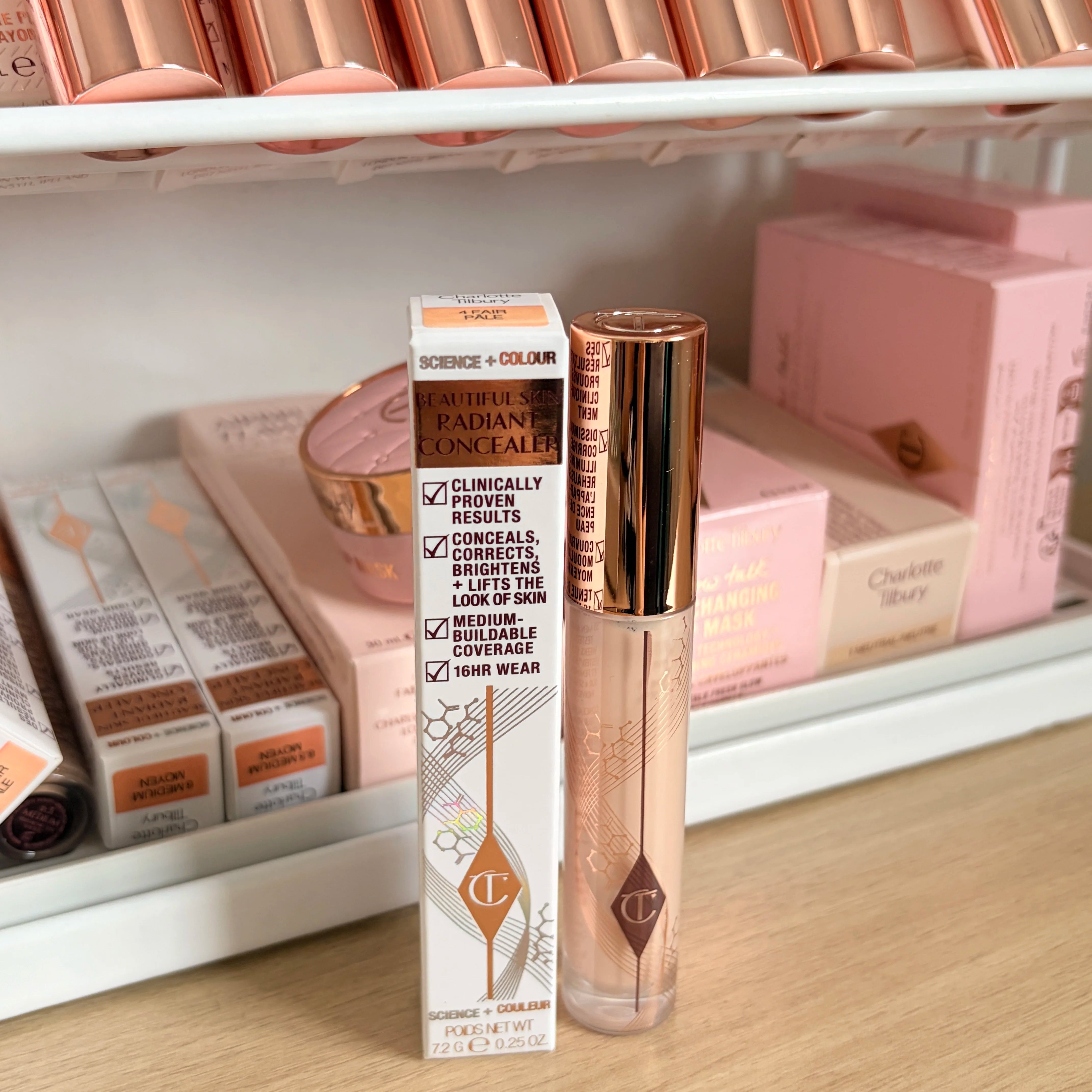 Charlotte Tilbury Airbrush Flawless Blur&beautiful Skin Radiant Concealer Unreal Skin Sheer Glow Tint Hydrating Foundation Stick