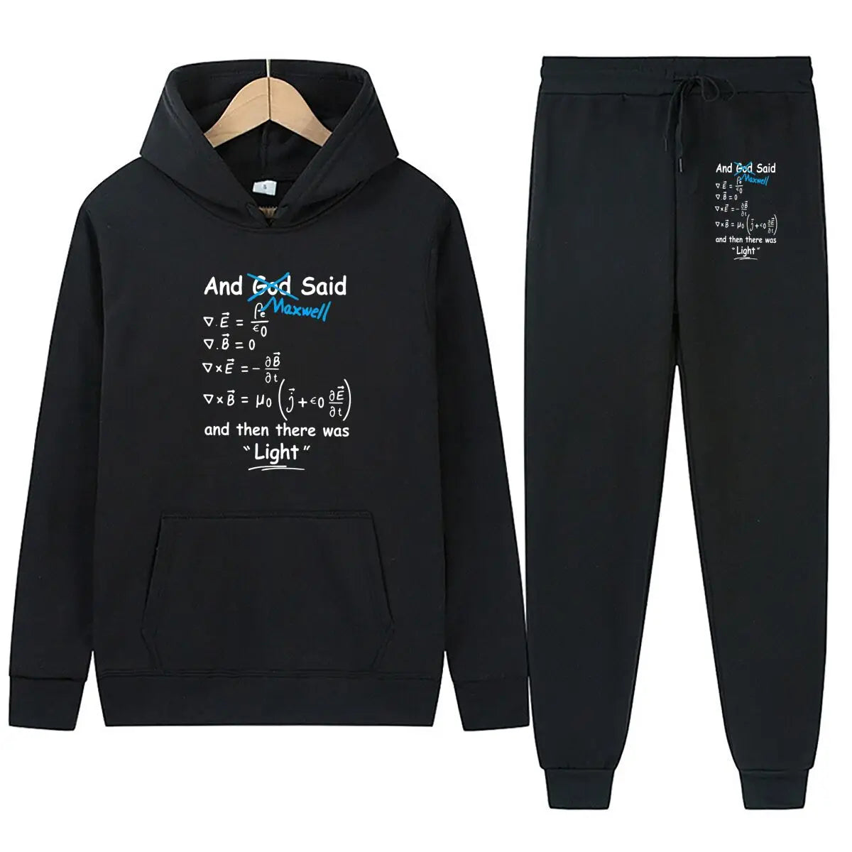 Maxwell's Equations Physics Meme Hoodie Unisex Long Sleeved Pullover Printed Sports And Leisure