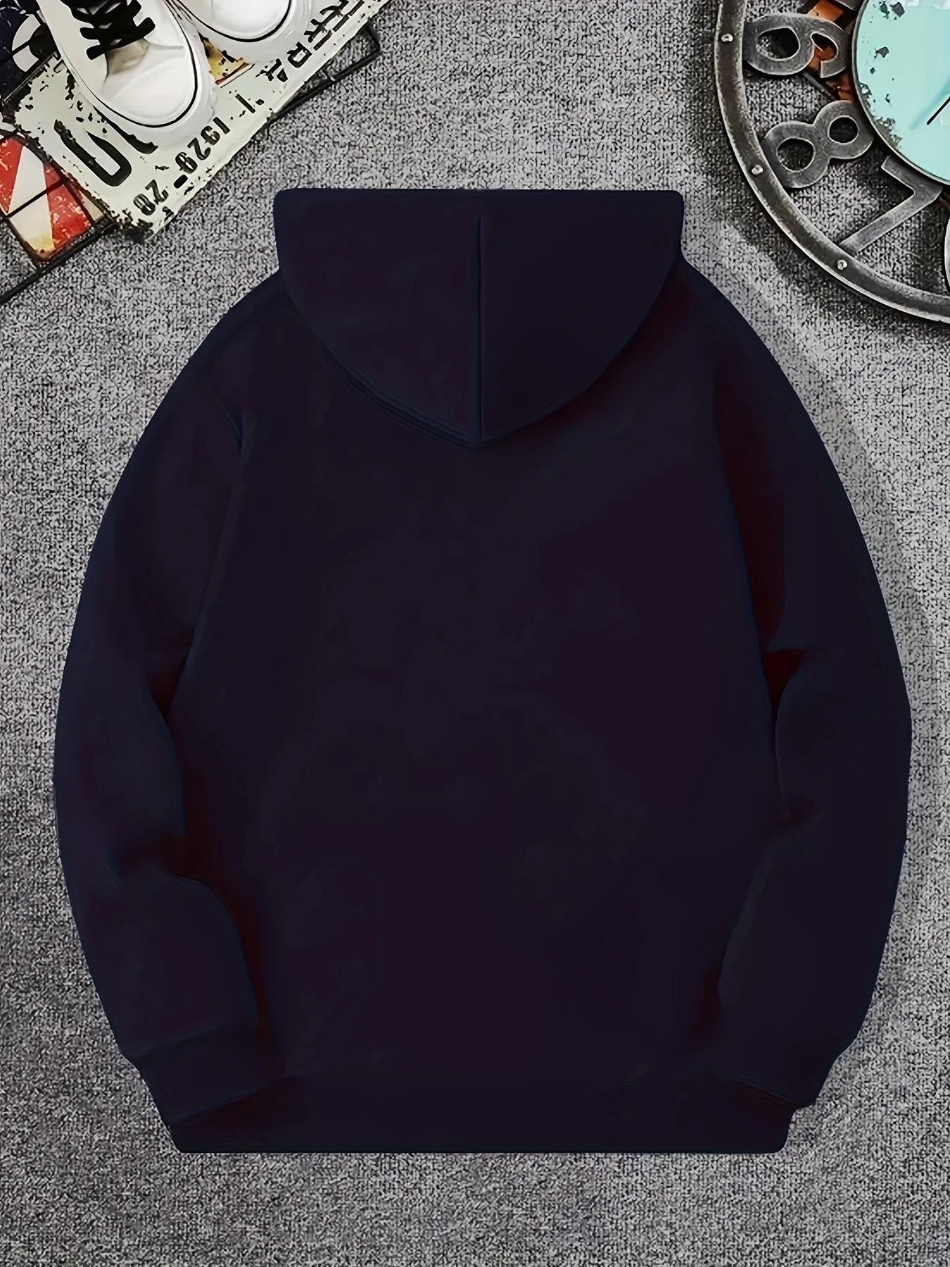 Men'S Black "ZOO YORK" Graphic Hoodie - Lightweight Polyester Blend, Perfect, Casual Wear Hoodie  | Knit Construction,