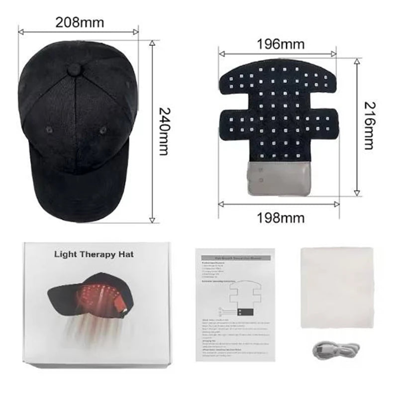 LED Red Light Therapy Cap Hair Growth Helmet Diode Hat Light Therapy Cap for Hair Regrowth and Hair Loss Treatment