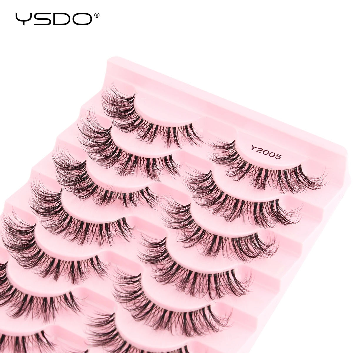YSDO Half Eyelashes 3/10 pairs Natural Full False Eyelashes 3d Lashes  Cat Eye Fake Eyelashes Extension Faux Cils Makeup Tools Halalzen
