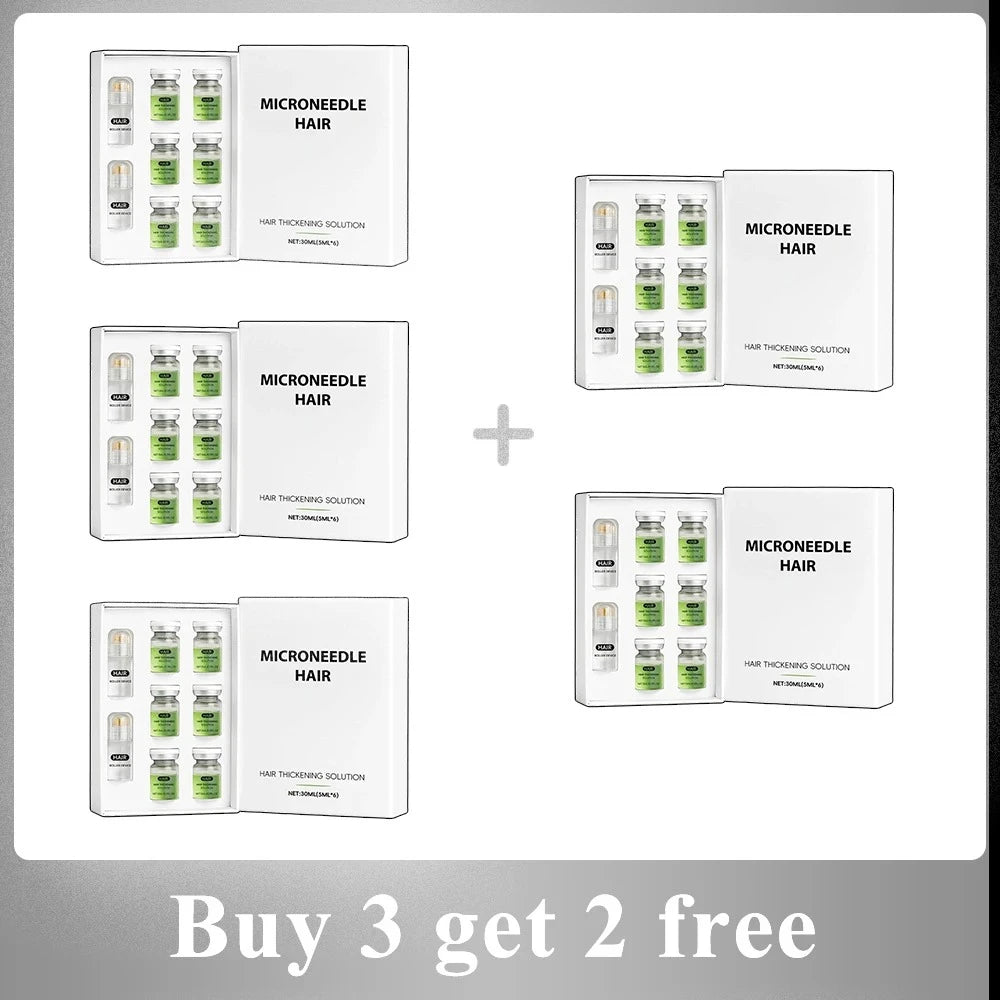 0.2MM Microneedle Hair Growth Treatment Kit, Scalp Nourishing Serum, Household Scalp Care Set for Thicker Healthier Hair