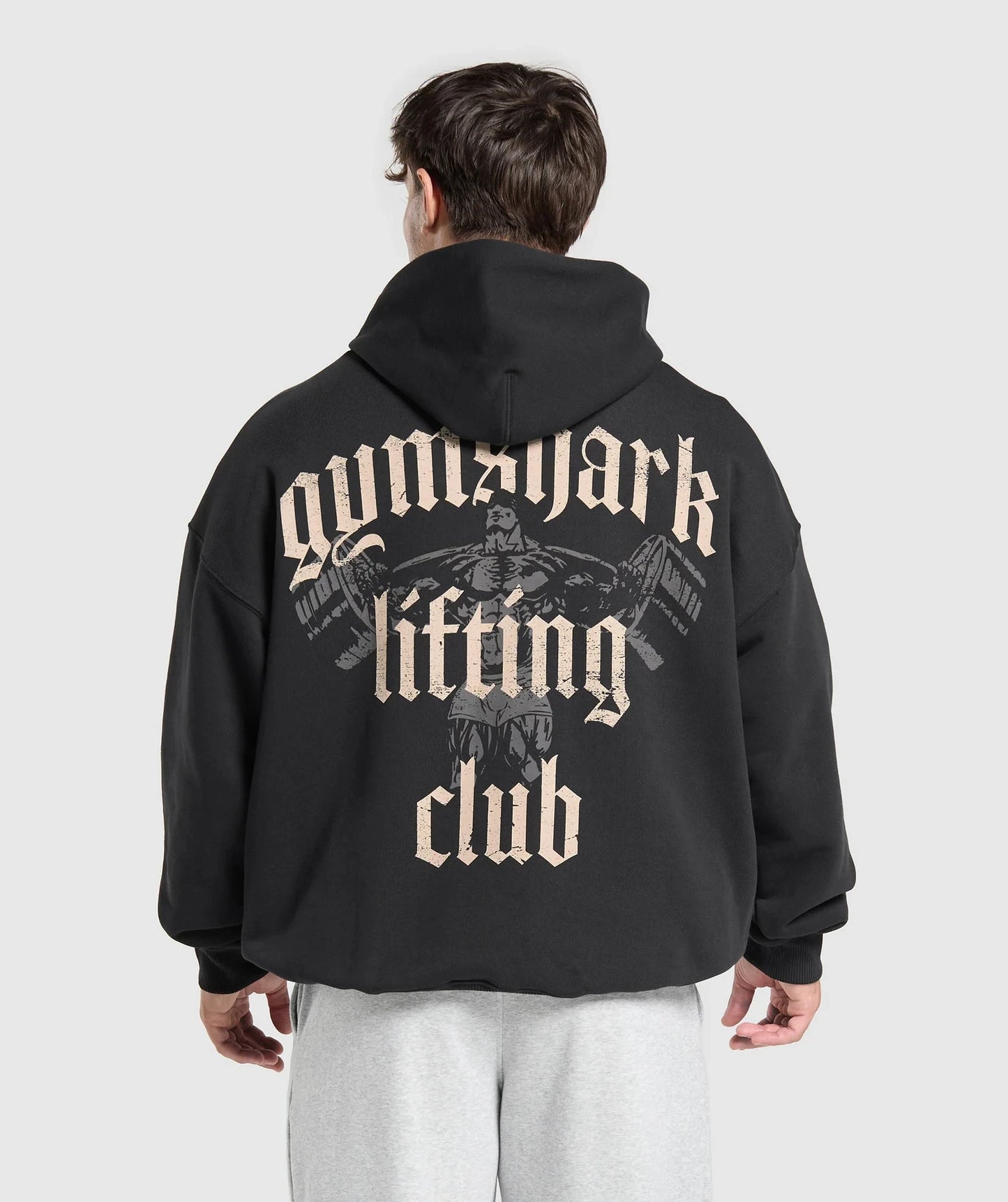 Autumn Winter New Arrivals Men's Cotton Fitness Hoodies Loose Warm Hoodie Gym Workout Sweatshirts Tops Men Fitness Pullover