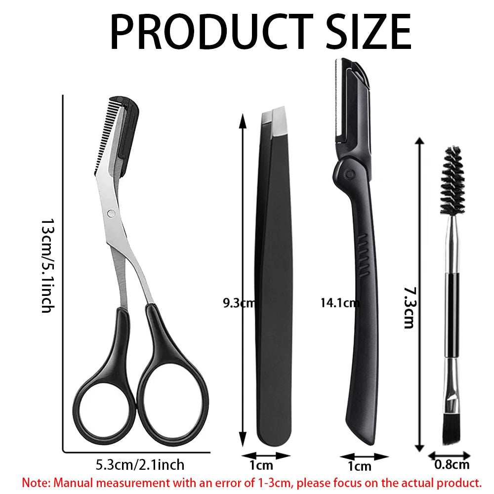 15PCS Eyebrow Razor Set Multipurpose Face Razors For Women And Men Dermaplaning Easy To Use Cutter Shaver Blades Makeup Tool Halalzen