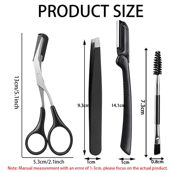 15PCS Eyebrow Razor Set Multipurpose Face Razors For Women And Men Dermaplaning Easy To Use Cutter Shaver Blades Makeup Tool Halalzen