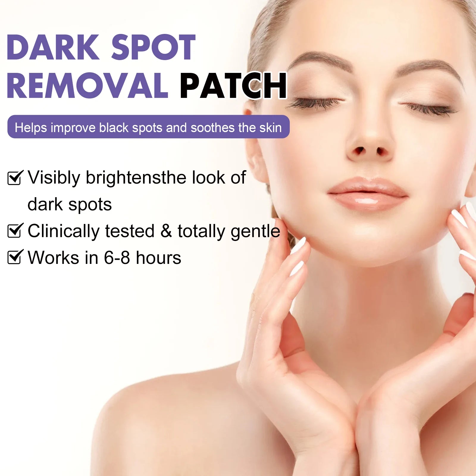 Spot-Removing Patches - For Lightening Facial Dark Spots, Chloasma, Pigmentation And Melanin; Moisturizing Skin. Spot Patches