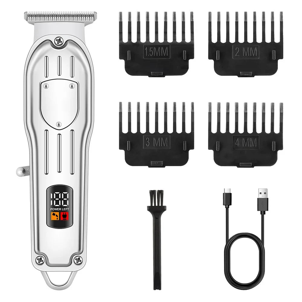 Hair Clippers for Men Professional, Barber Clippers and Trimmers Set, Cordless Hair Clippers for Hair Cutting Kit Halalzen