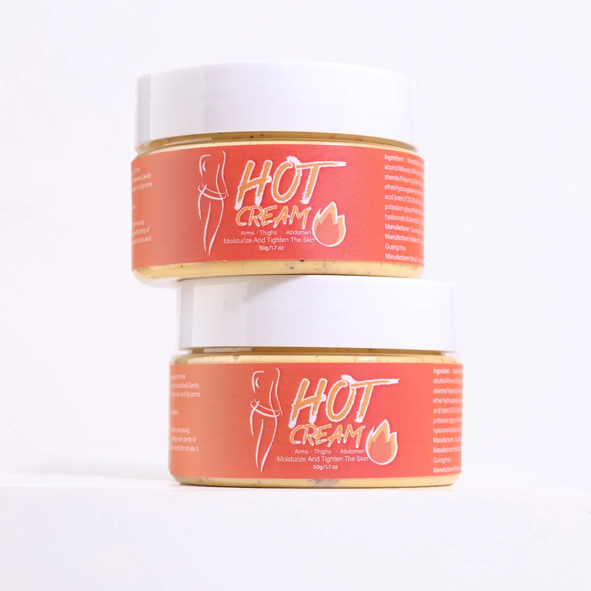 50g Ginger Oil Plant Fragrance Full Body Massage Nourishing Meridians Heating The Body With Frosted Particles