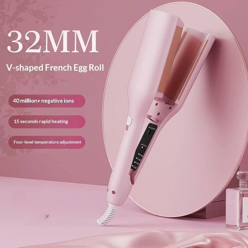 1PC Electric Hair Curler 32mm Large Wave Styling Ceramic Hair Long Lasting Curling Iron Styling Tool Curling Wand Hair Waver.