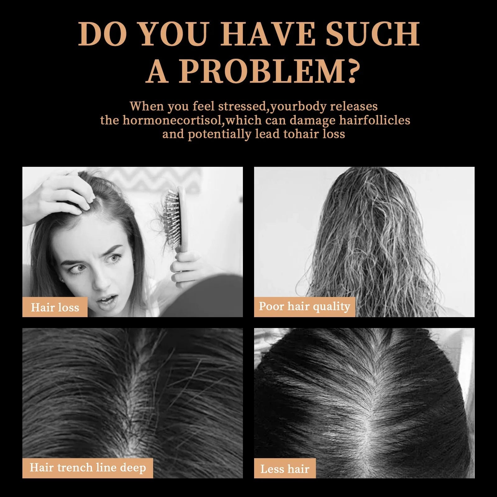 Hair Regrowth Shampoo Thickening Shampoo Root Activator Shampoo Fluffy Nourish Care For Thinning Hair Anti Hair Loss Shampoo Halalzen