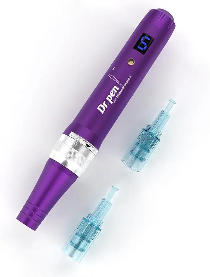 Dr Pen X5 Wireless 5 Speed Adjustable Depth Replacement Needle Cartridges 12/24/36/42Pin Tips Home Salon Skin Rejuvenation Tool