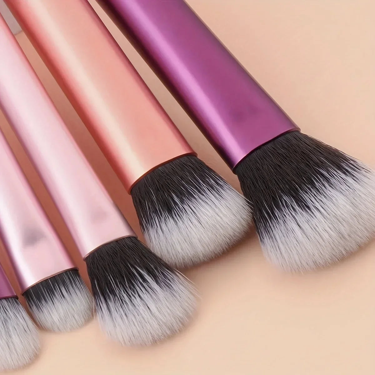 10pcs Mini Makeup Brush Set Powder Eyeshadow Foundation Blush Blender Concealer Beauty Makeup Tools Brush Professional Supplies Halalzen