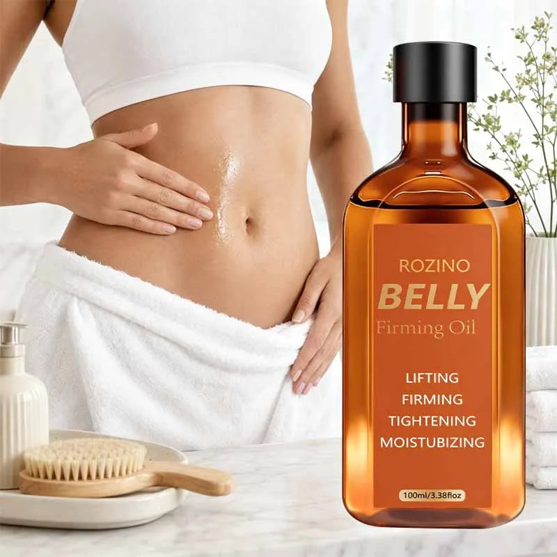 100ml Abdominal Lifting and Firming Care Oil, Quickly Absorbed in 5 Minutes, Smoothes the Abdomen, Natural Ingredients, Hypoallergenic, Deeply Moisturizes and Hydrates, Solves Problems Such as Sagging, Dryness, and Wrinkles o
