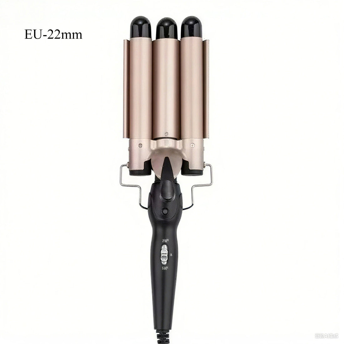 Professional Triple Barrel Hair Curler Ceramic Tourmaline Technology Fast Heating Anti Scalding Hair Styler Long Lasting Waves Halalzen