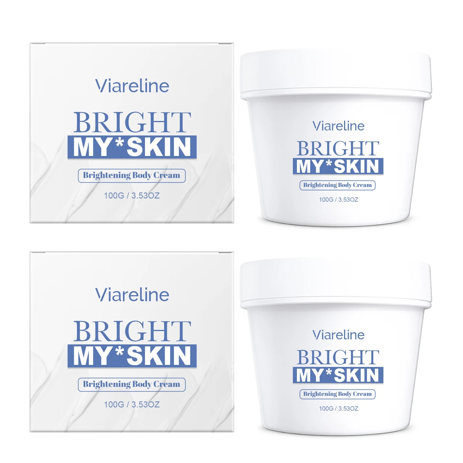Brightening Body Cream Soothing Skin Improve Dullness Reduce Dark Spot Non-greasy Long-Lasting Moisturizing & Firming Body Lotio