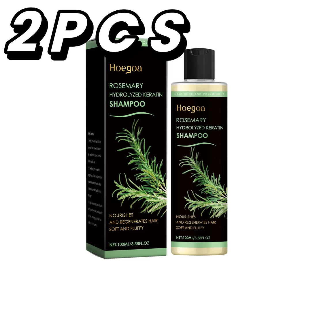 Anti-Frizz Density Shampoo Gentle Rosemary Red Onion Oil Balances Oil Without Over-Drying Smooth Shiny Fluffy Hair Care Shampoo Halalzen
