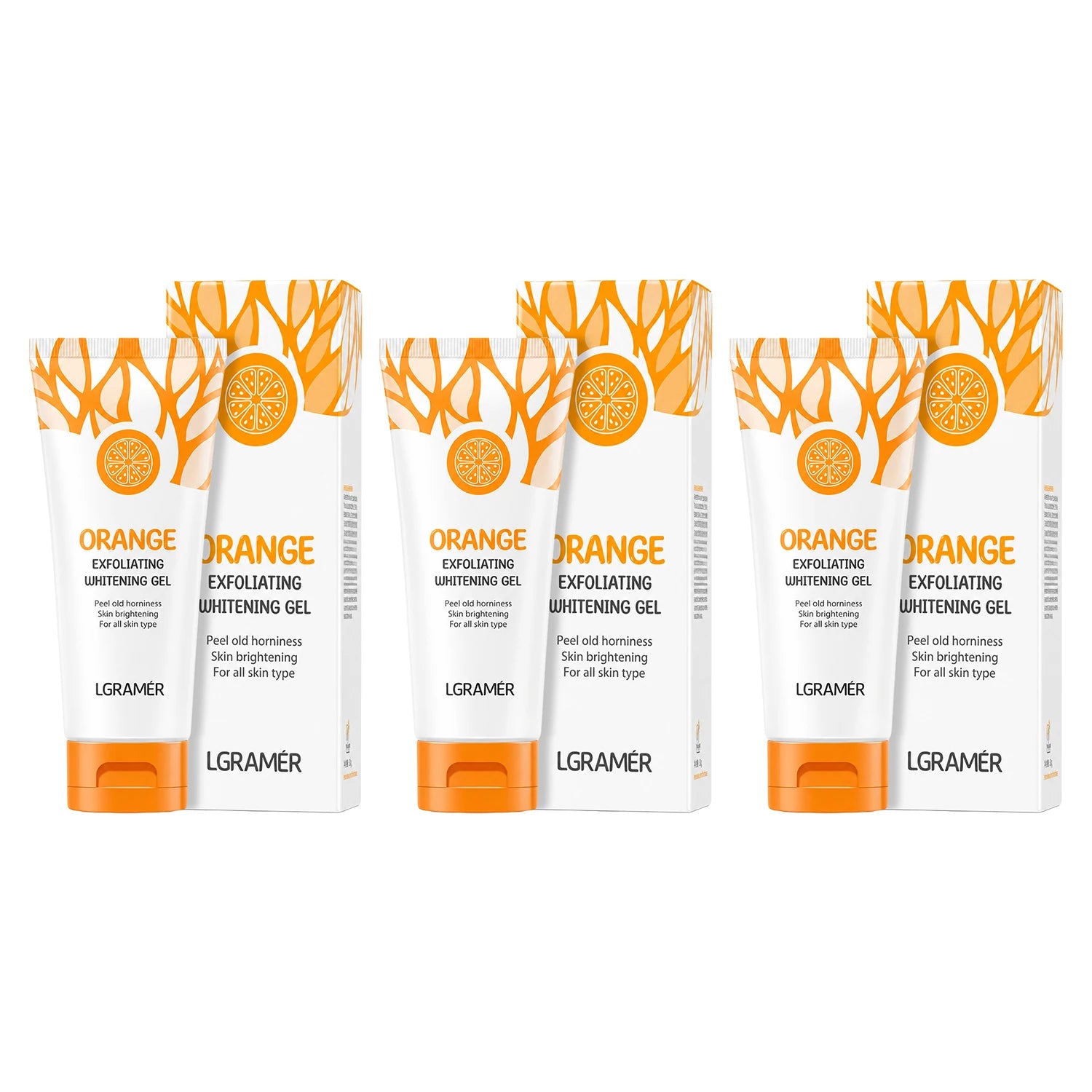 50g Orange Exfoliating Gel Dead Spot Remover Brighten Peeling Gentle Repair Scrub Whiten Moisturizer Hydrating Korean Skin Care