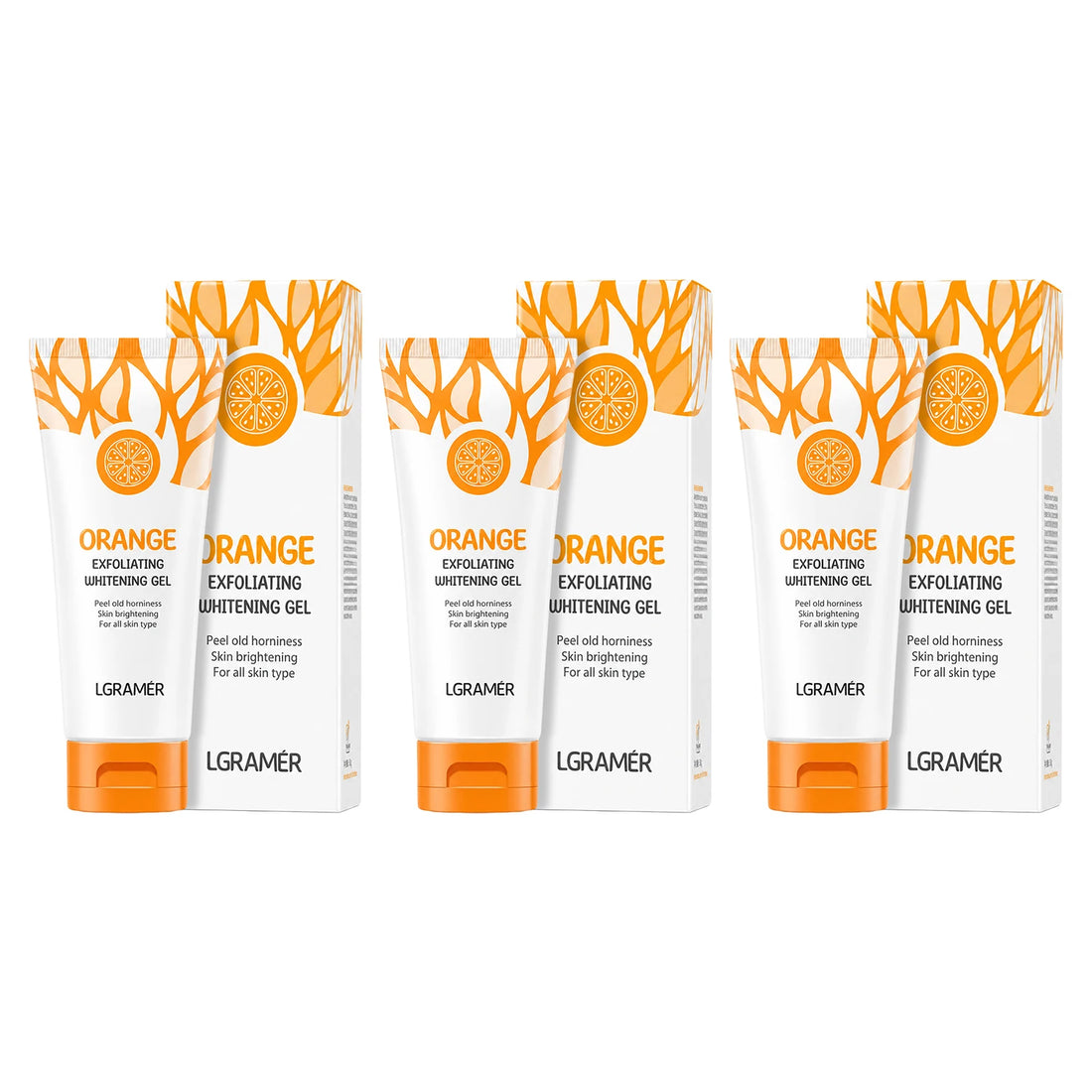 50g Orange Exfoliating Gel Dead Spot Remover Brighten Peeling Gentle Repair Scrub Whiten Moisturizer Hydrating Korean Skin Care