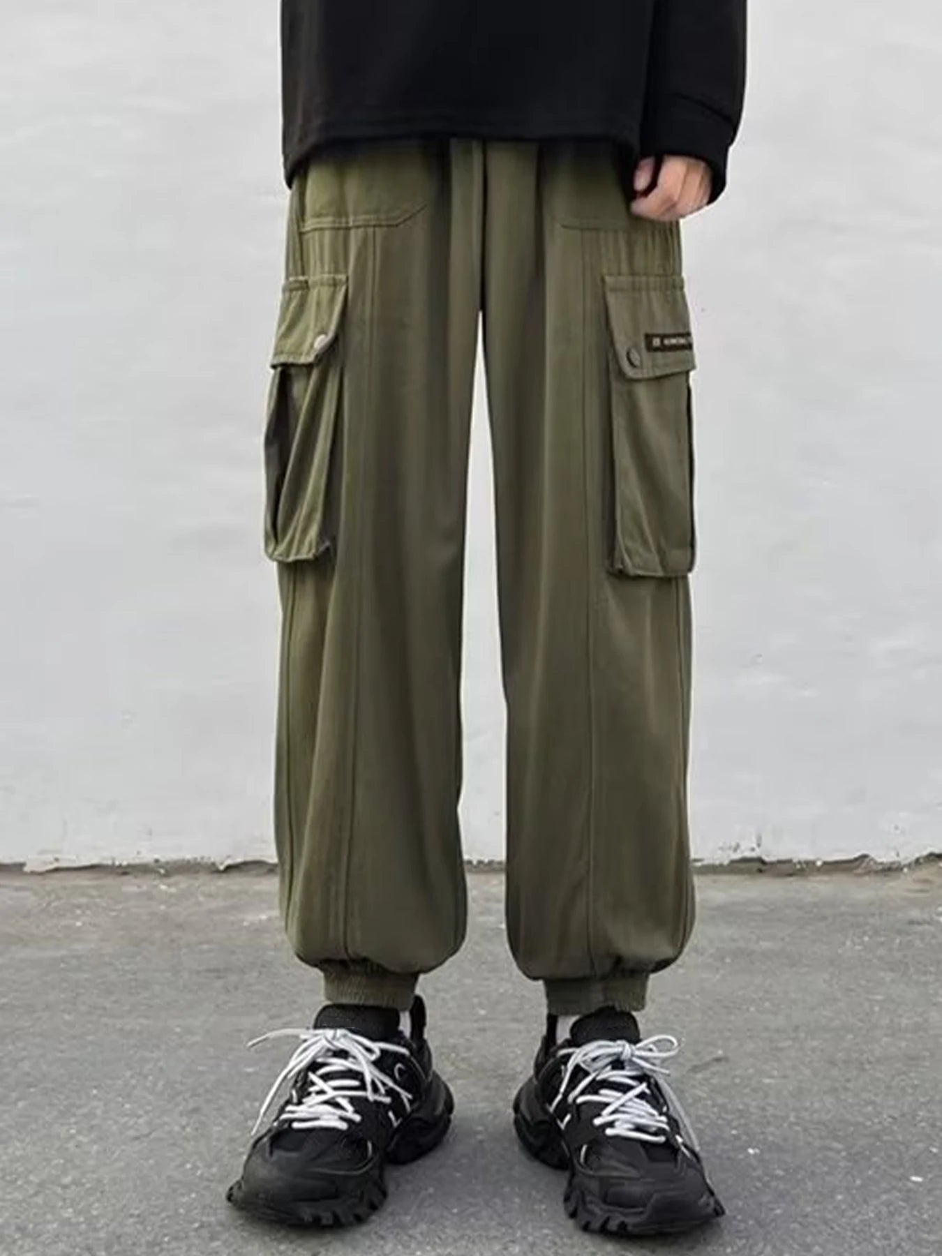 Cargo pants men's underpants underpants pant pants pants large ankle bottom pants work easy pants work fit pantsSummer andWinter