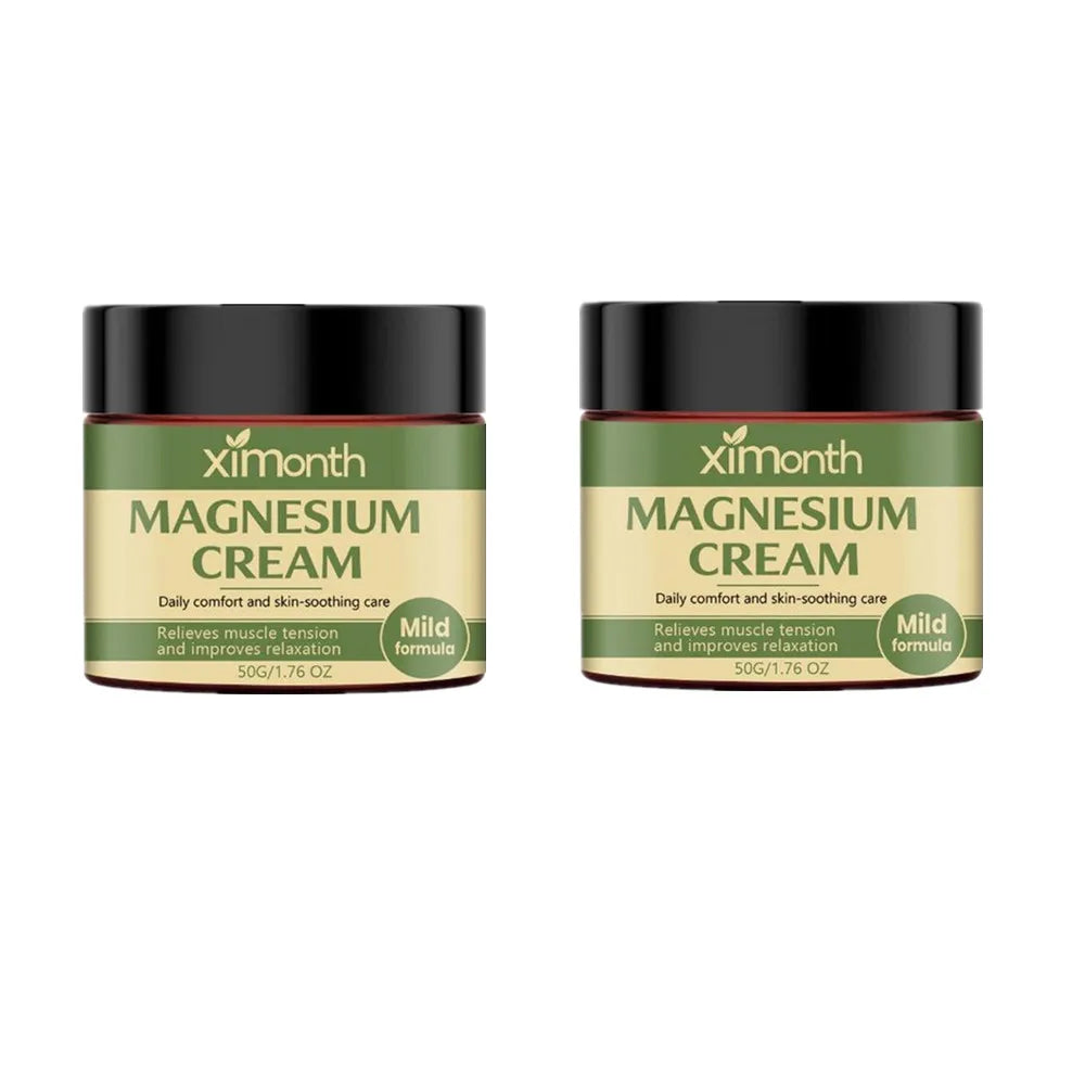 Magnesium Soothing Body Cream - Relieves Tension & Muscle Discomfort, Deep Moisturizing Joint Relief Cream for All Skin Types