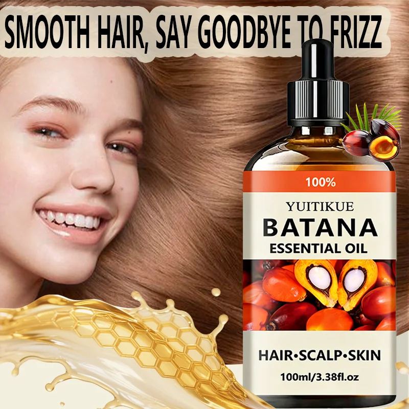 Natural Organic Batana Hair Oil Deep Nourishing And Strengthening Formula for Promoting Healthy Shiny Hair Growth