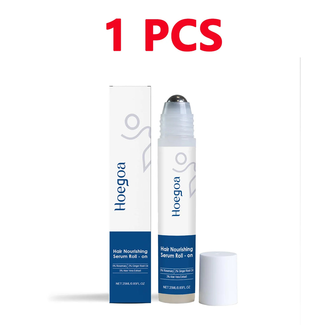 Hair Growth Serum Roll-On 23% Active Formula with 4% Rosemary, 3% Redensy Helps Reduce Hair Fall & Supports Density Serum for Hair Loss & Hair Regrowth For Men & Women 0.84 Fl Oz