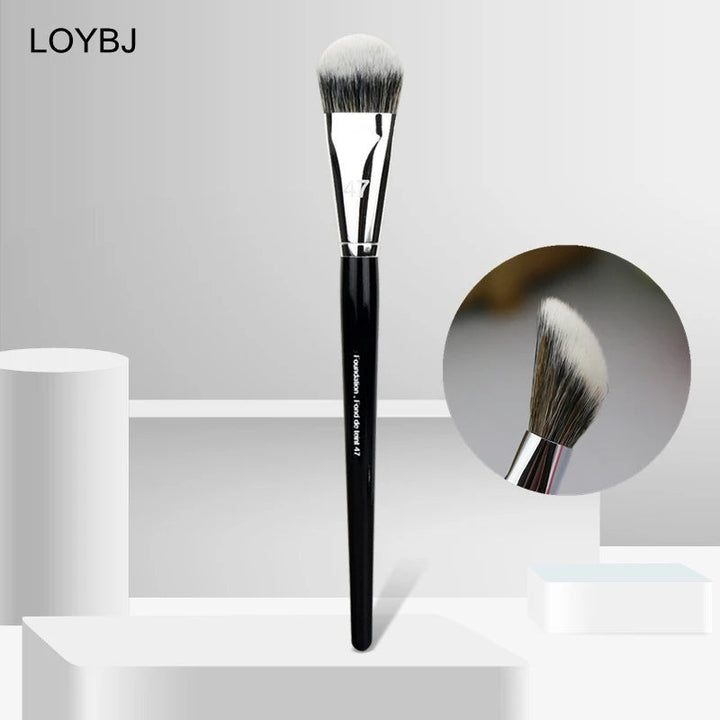 LOYBJ Professional Foundation Brush 47 Broom Head Liquid Foundation Shadow Concealer Brushes Women Face Base Makeup Beauty Tools Halalzen