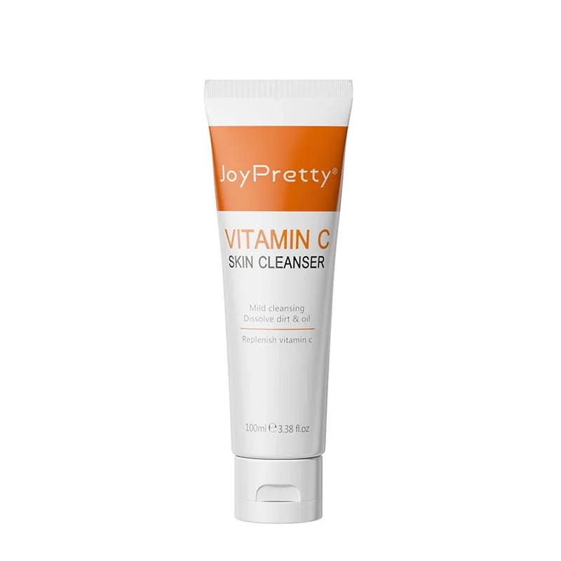 JoyPretty Vitamin C Facial Cleanser Oil Control Exfoliates Deep Cleaning Moisturizing Face Skin Care Cosmetics Halalzen