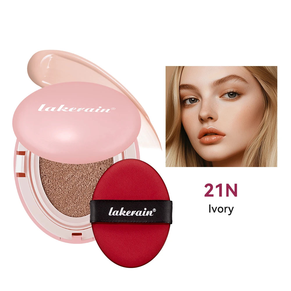 Lakerain Cushion Foundation Korean Makeup Base Mist Foundations Makeup Full Coverage Long-lasting Cc Cream Sunscreen Cosmetic Halalzen