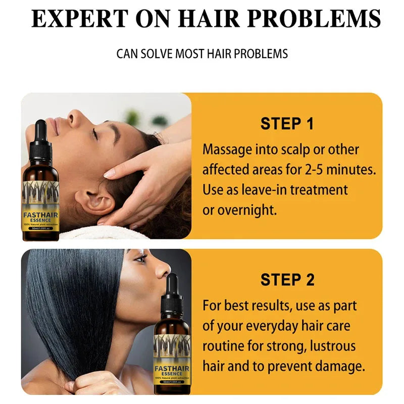 Hair growth plant essence oil beauty care anti hair loss essence natural repair damaged hair HALALZEN