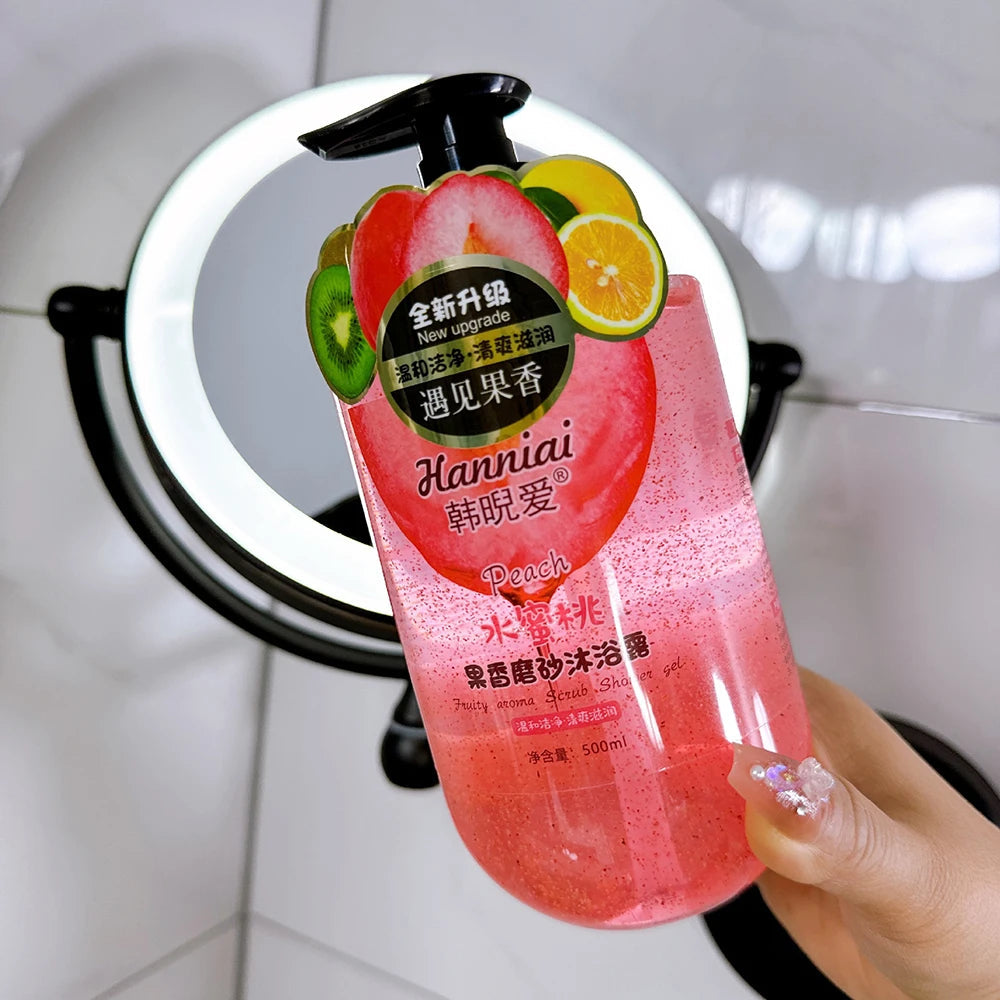 500ml Rose Extract Petal Essential Oil Shower Gel Deep Cleansing Long lasting Fragrance Moisturizing Aromatic Body Care Bath Halalzen