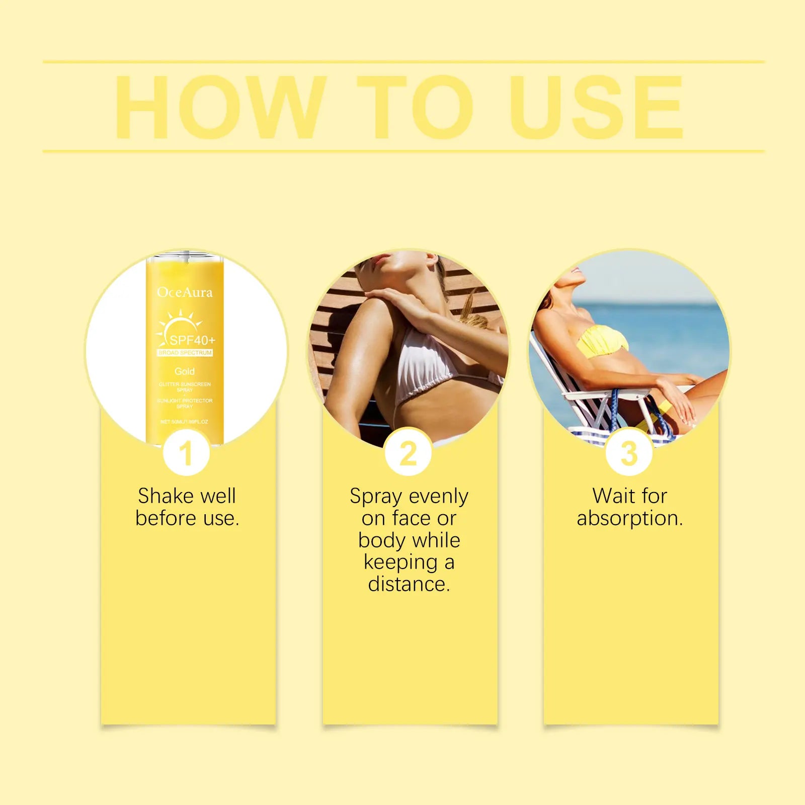 Facial Shiny Protection Sunscreen Spray SPF40+ Non-Sticky UV Isolation Anti-Oxidation Moisturizing Body Sunblock for Face Skin