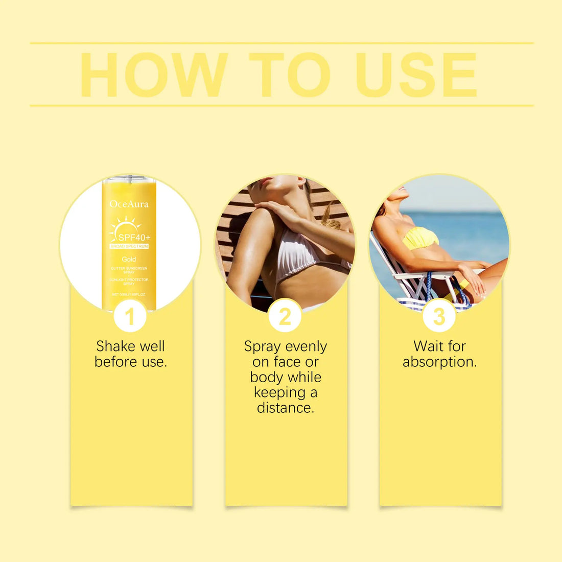 Facial Shiny Protection Sunscreen Spray SPF40+ Non-Sticky UV Isolation Anti-Oxidation Moisturizing Body Sunblock for Face Skin