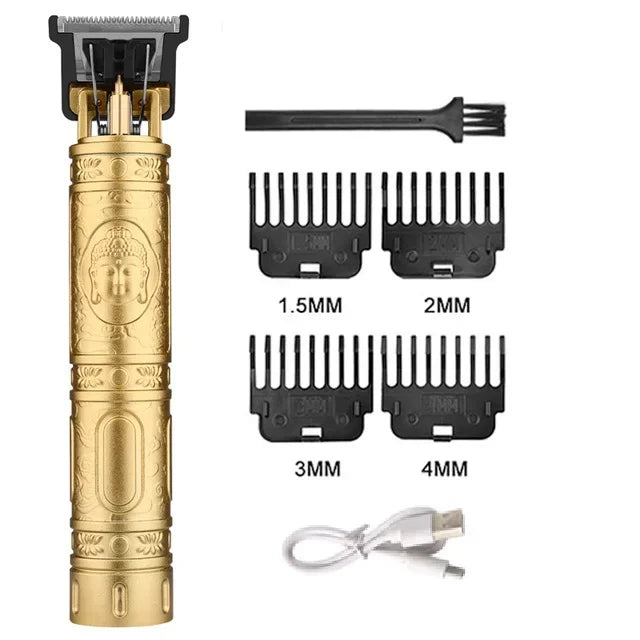Electric Cutting Cordless Zero Gapped Trimmer Hair Clipper Professional Barber Shop Men's Haircut Machine for Beard Barbershop Halalzen