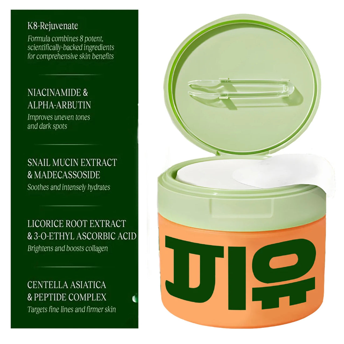 Skincare Anti-Aging, Dark Spot & Wrinkle Minimizing Toner Pads with Snail Mucin, Centella Asiatica, Niacinamide, Peptide Complex Halalzen