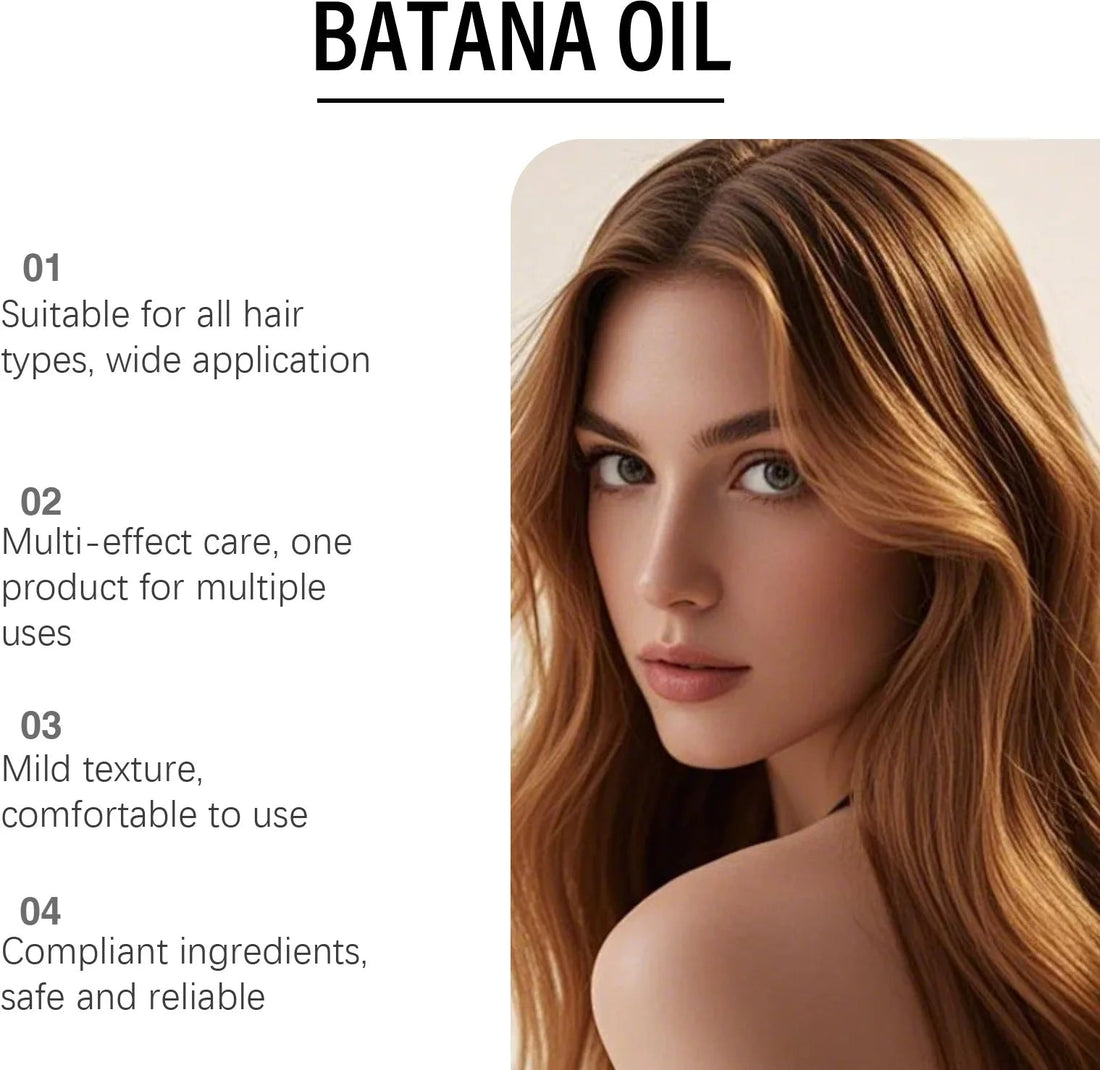 Batana Hair Care Essential Oil Dry Damaged Hair Adds Shine Frizz Control Strengthening Moisturizing Treatment  Scalp Care Oil Halalzen