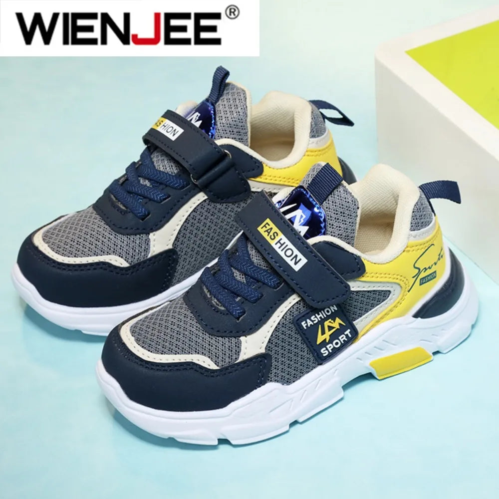 Summer Single Net Breathable Boys Sport Shoes Children Sneakers Rubber Leisure Trainers Casual Kids Sneakers