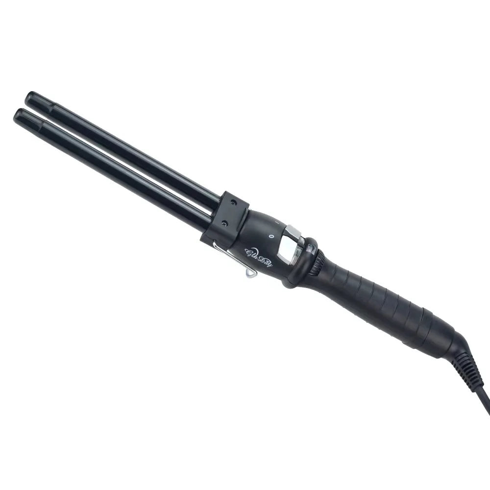 Hair Curling Iron Waver Pear Flower Cone Electric  Hair Curler Wand Salon Hot Perm Styling Tool 13MM Small Crimping Hair iron
