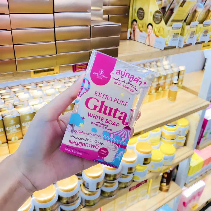 EXTRAPURE GLUTA WHITE SOAP Intensive Whitening Soap Halalzen