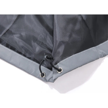 Mens Double Fabric Night Reflective Jackets Hip Hop Dancer Singer Waterproof Zipper Coats Outwear Windbreaker Hooded Jacket
